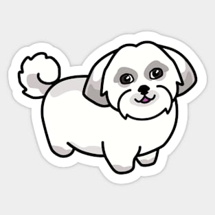 Cute Shih Tzu Graphic Sticker